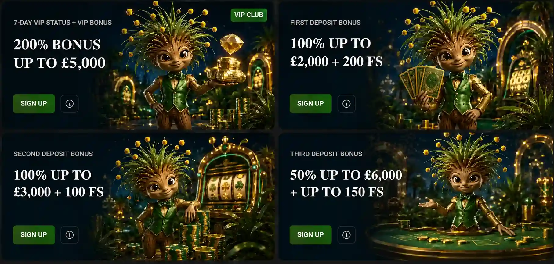 kingia casino welcome package
